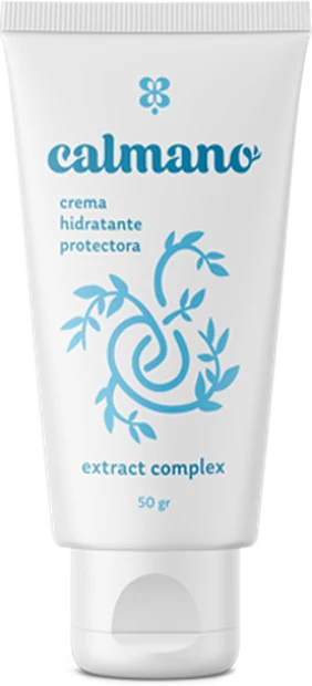 Tubo de crema Calmano, crema hidratante protectora de 50 gramos